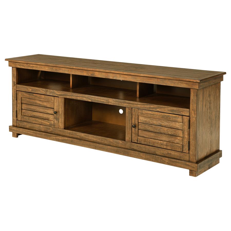 Payne 70-inch TV Stand Media Console Distressed Brown-zoom-5