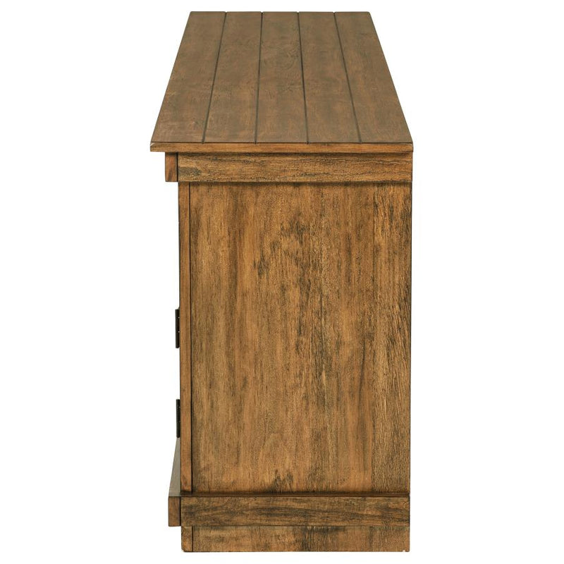 Payne 70-inch TV Stand Media Console Distressed Brown-zoom-