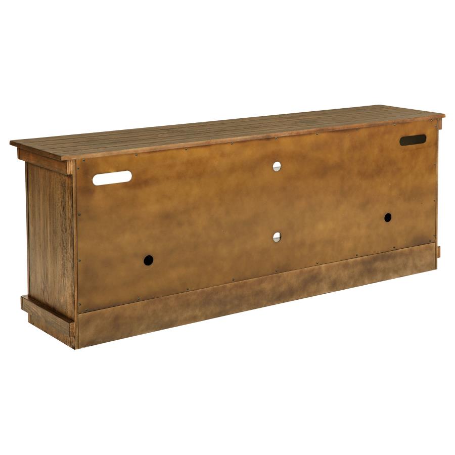 Payne 70-inch TV Stand Media Console Distressed Brown-zoom-7