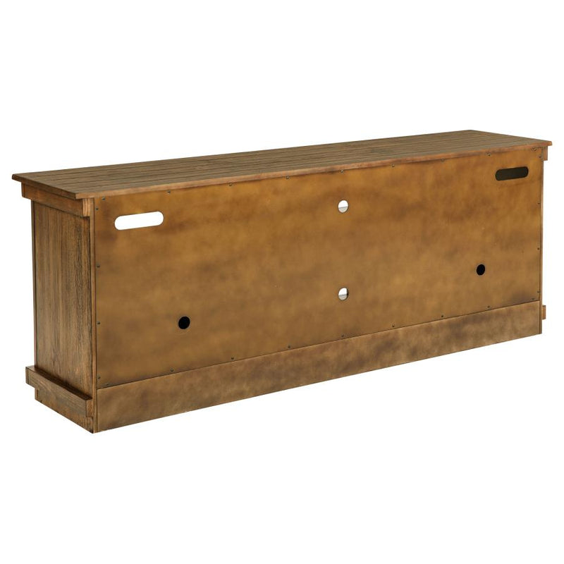 Payne 70-inch TV Stand Media Console Distressed Brown-zoom-