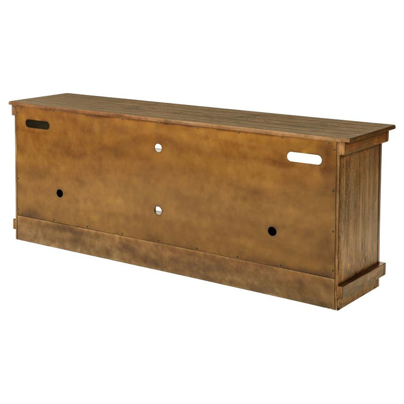 Payne 70-inch TV Stand Media Console Distressed Brown-zoom-