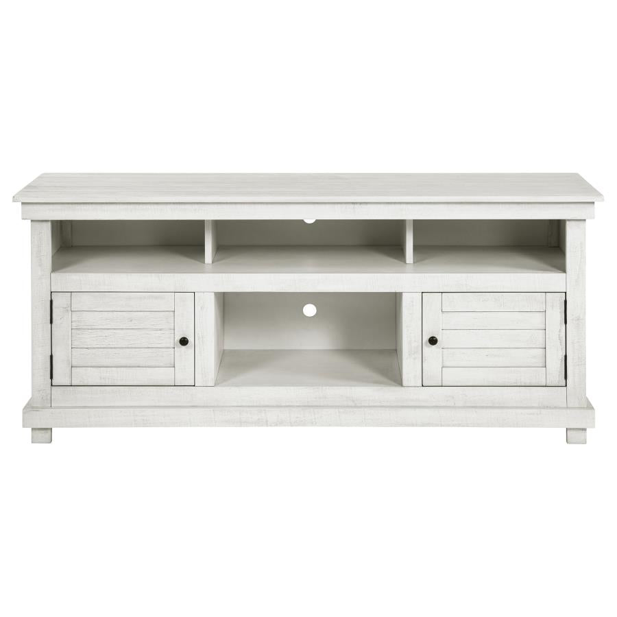 Payne 60-inch TV Stand Media Console Distressed White-3