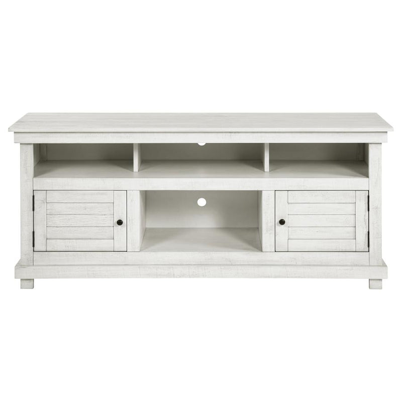 Payne 60-inch TV Stand Media Console Distressed White-zoom-