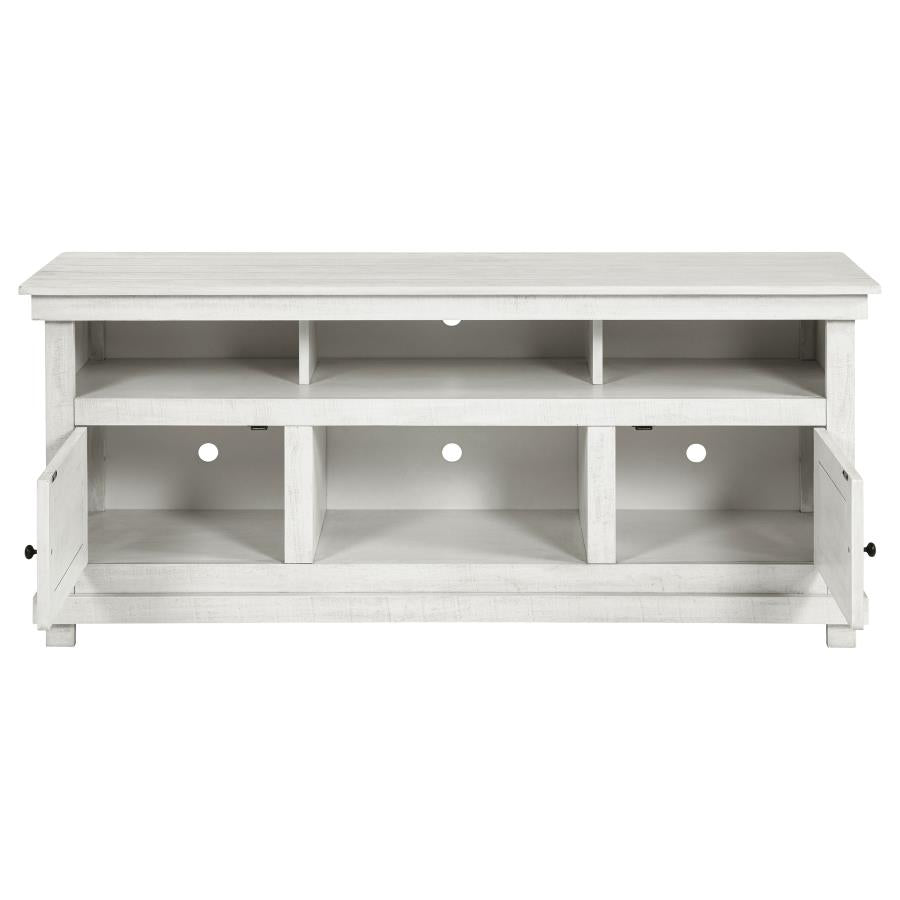 Payne 60-inch TV Stand Media Console Distressed White-4
