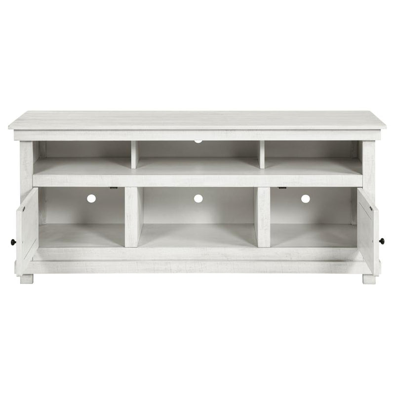 Payne 60-inch TV Stand Media Console Distressed White-zoom-