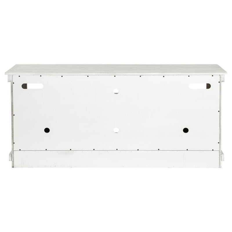 Payne 60-inch TV Stand Media Console Distressed White-zoom-