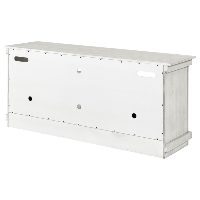 Payne 60-inch TV Stand Media Console Distressed White-zoom-