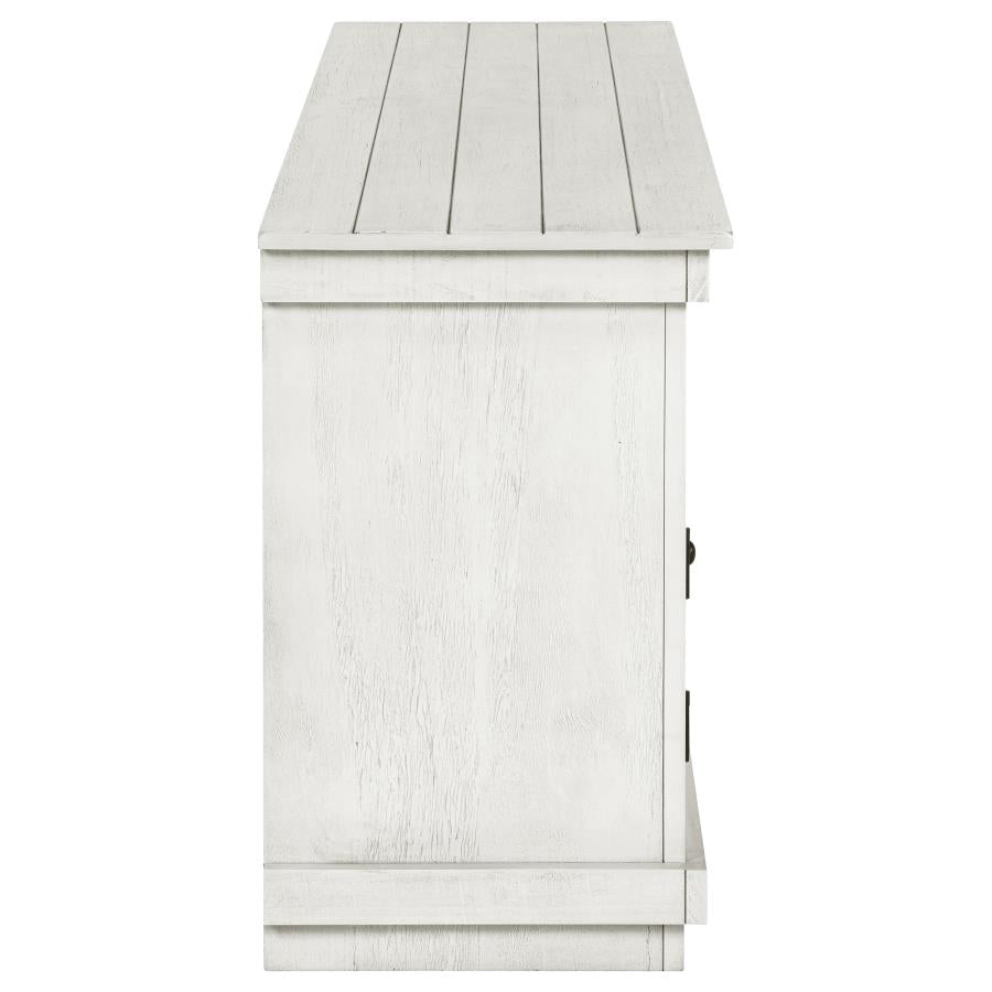 Payne 60-inch TV Stand Media Console Distressed White-zoom-10