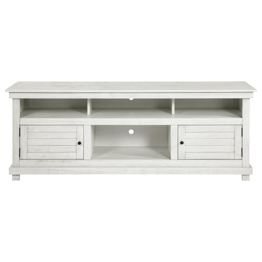 Payne 70-inch TV Stand Media Console Distressed White-zoom-3