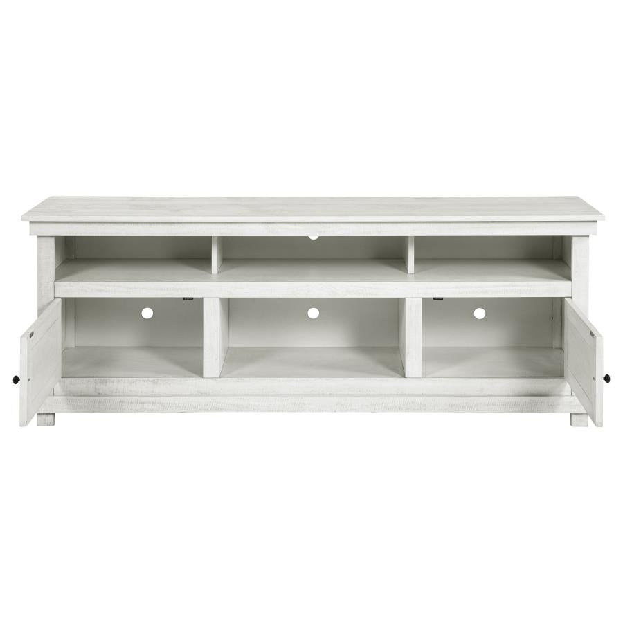 Payne 70-inch TV Stand Media Console Distressed White-zoom-4