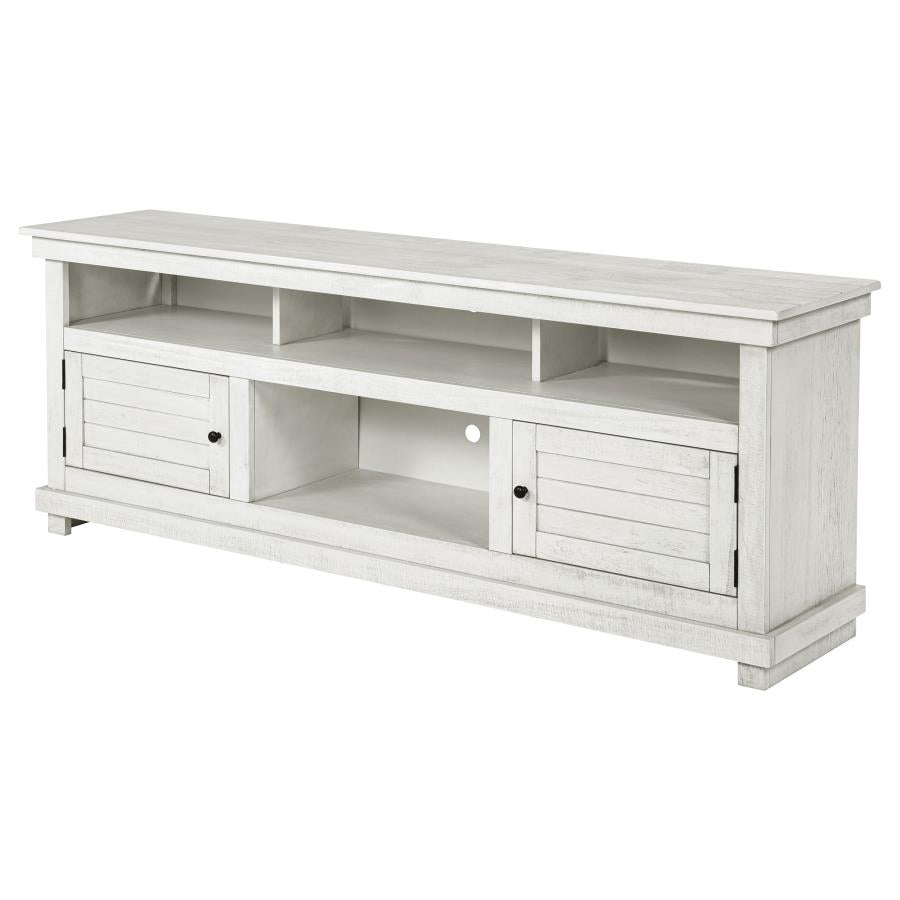 Payne 70-inch TV Stand Media Console Distressed White-zoom-5
