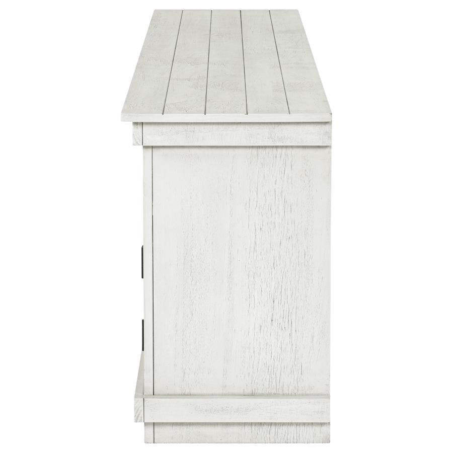 Payne 70-inch TV Stand Media Console Distressed White-zoom-6