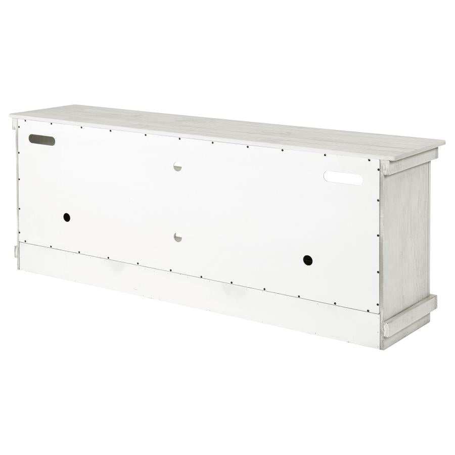 Payne 70-inch TV Stand Media Console Distressed White-zoom-9