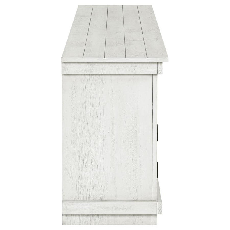 Payne 70-inch TV Stand Media Console Distressed White-zoom-