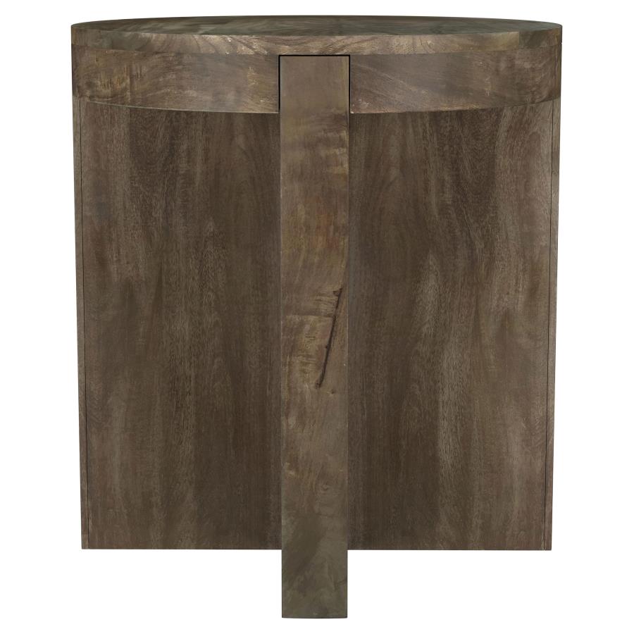 Kinkaid 2-piece Solid Wood Coffee and End Table Set Brown-zoom-3