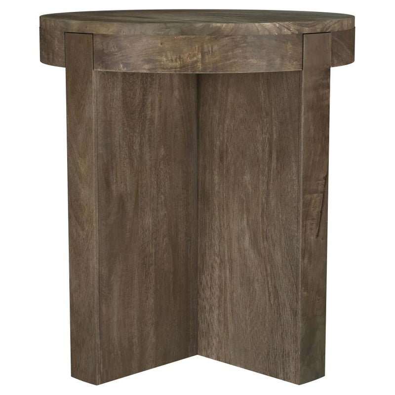 Kinkaid 2-piece Solid Wood Coffee and End Table Set Brown-zoom-
