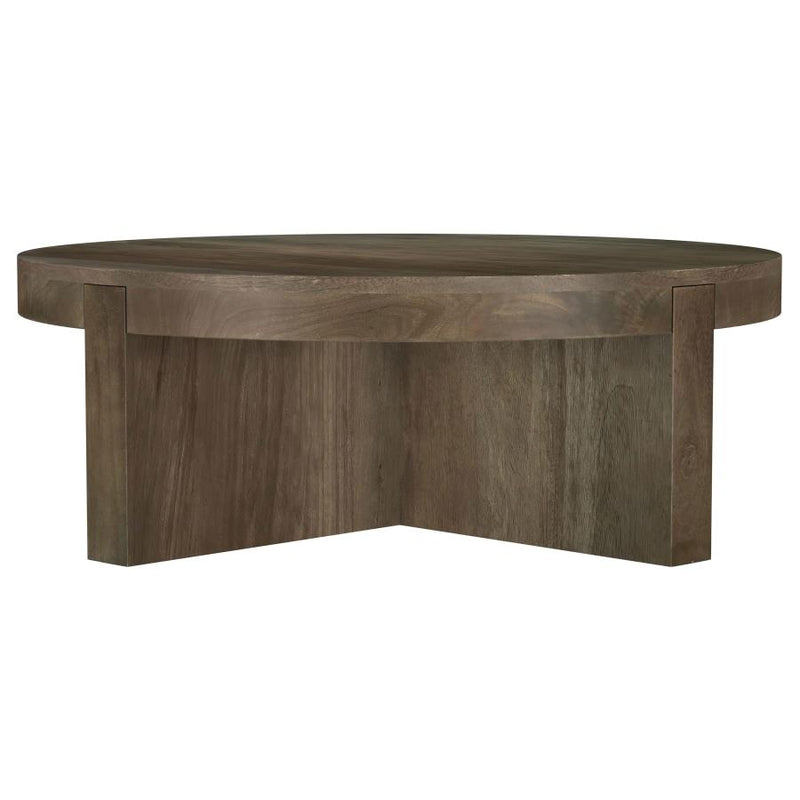 Kinkaid 2-piece Solid Wood Coffee and End Table Set Brown-zoom-