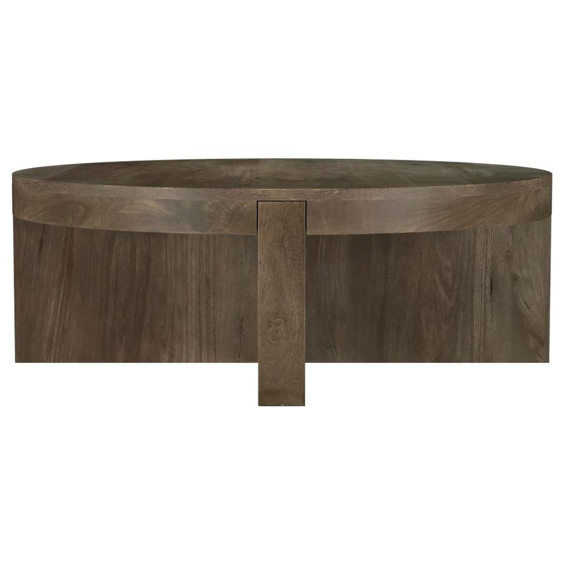 Kinkaid 3-piece Solid Wood Coffee and End Table Set Brown-zoom-