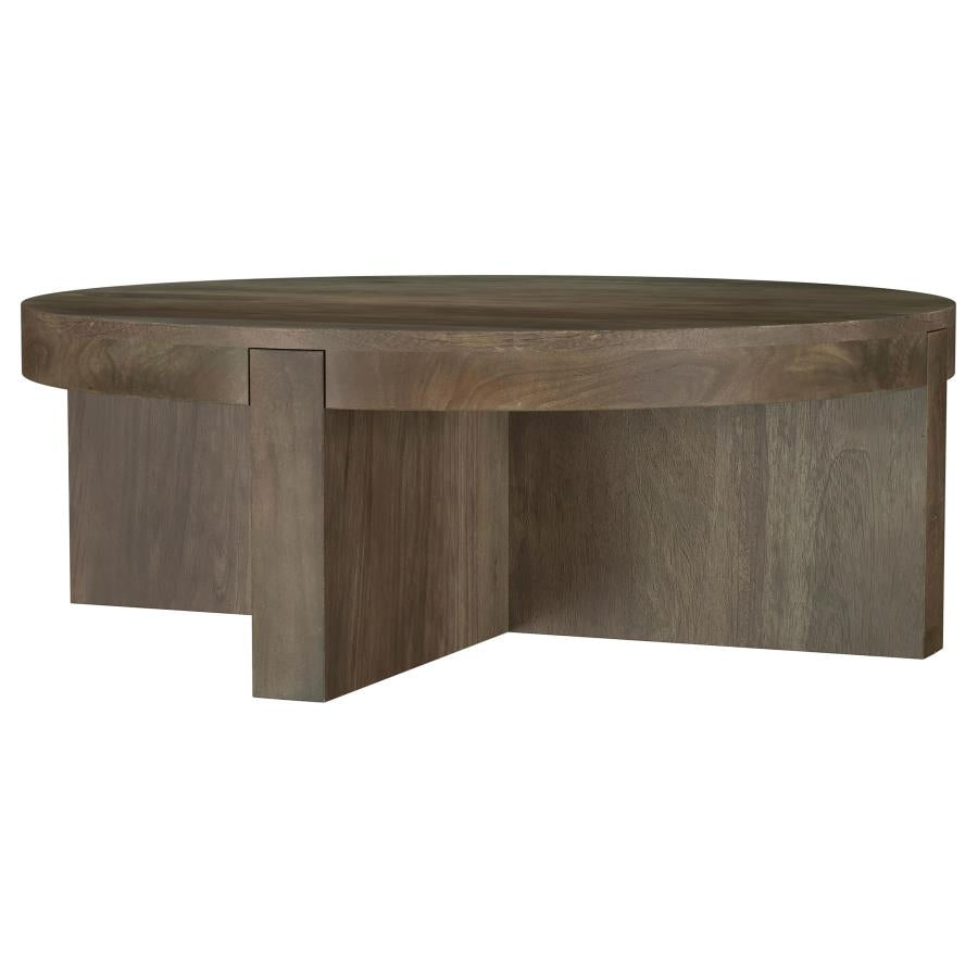 Kinkaid 3-piece Solid Wood Coffee and End Table Set Brown-zoom-8