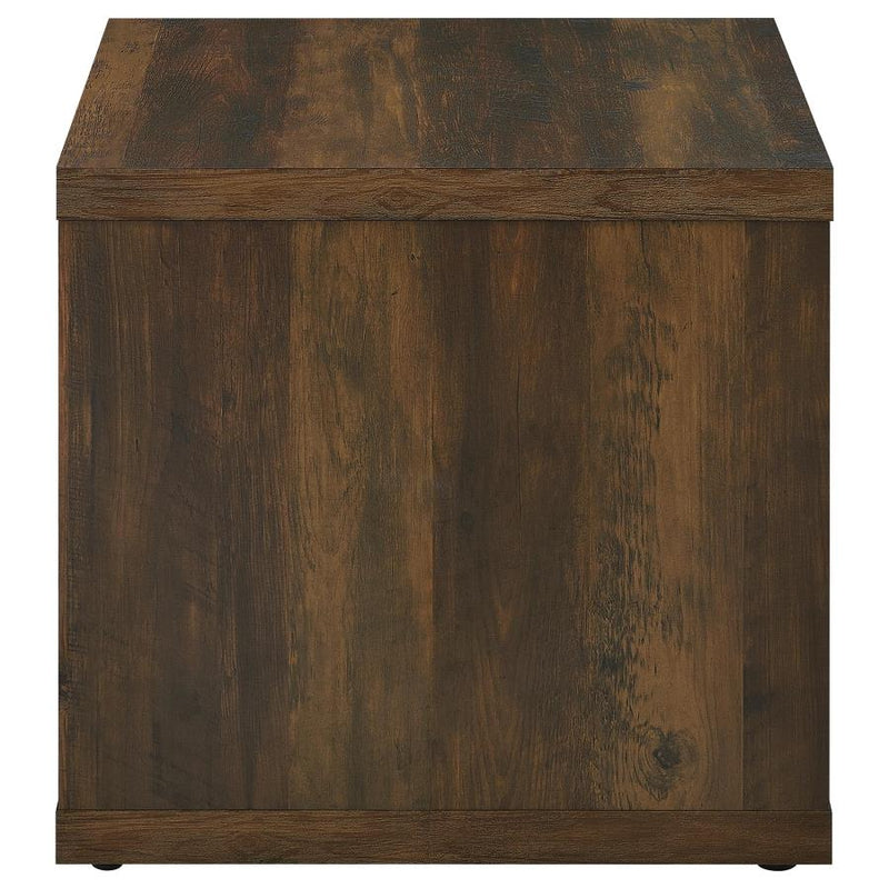 Frisco Square Engineered Wood Side End Table Dark Pine-zoom-