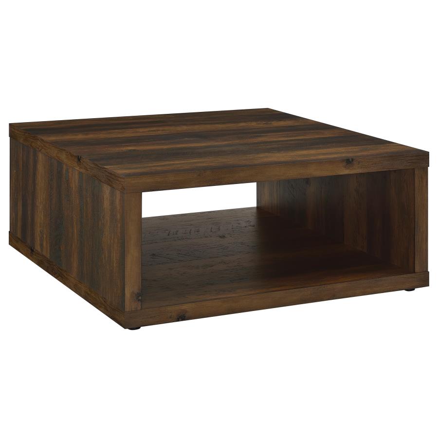 Frisco 2-piece Coffee and End Table Set Dark Pine-8
