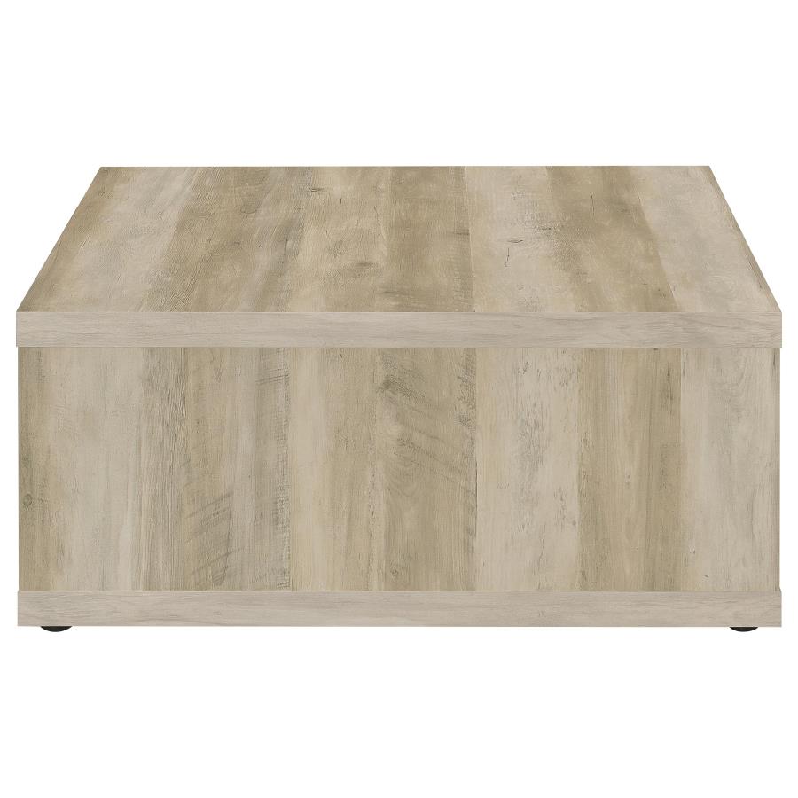 Frisco 2-piece Coffee and End Table Set Distressed Pine-zoom-12