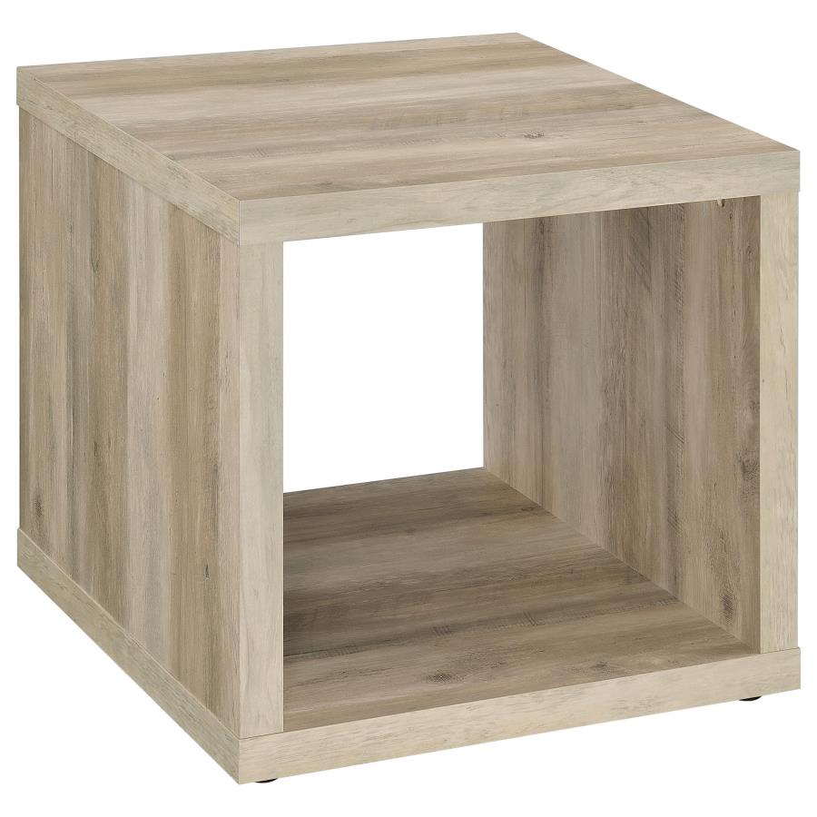 Frisco 3-piece Coffee and End Table Set Distressed Pine-zoom-3