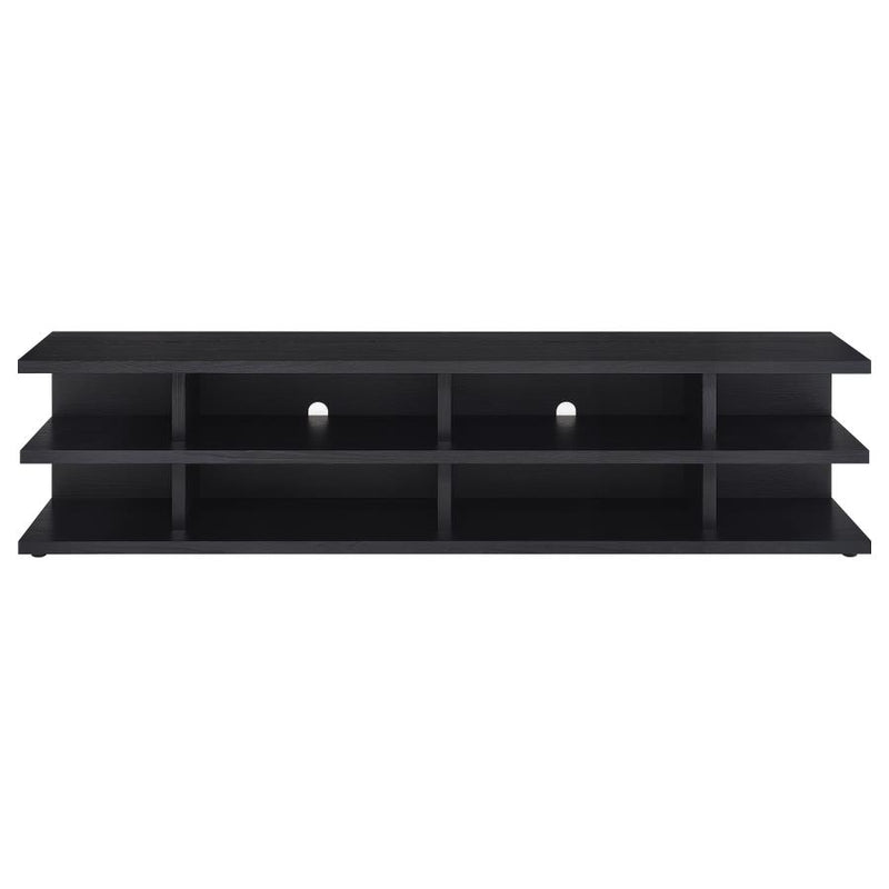 Cartmill 78-inch 2-tier TV Stand Media Console Black-zoom-