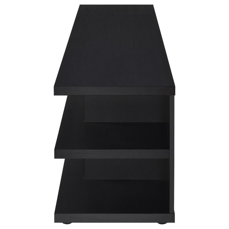 Cartmill 78-inch 2-tier TV Stand Media Console Black-zoom-