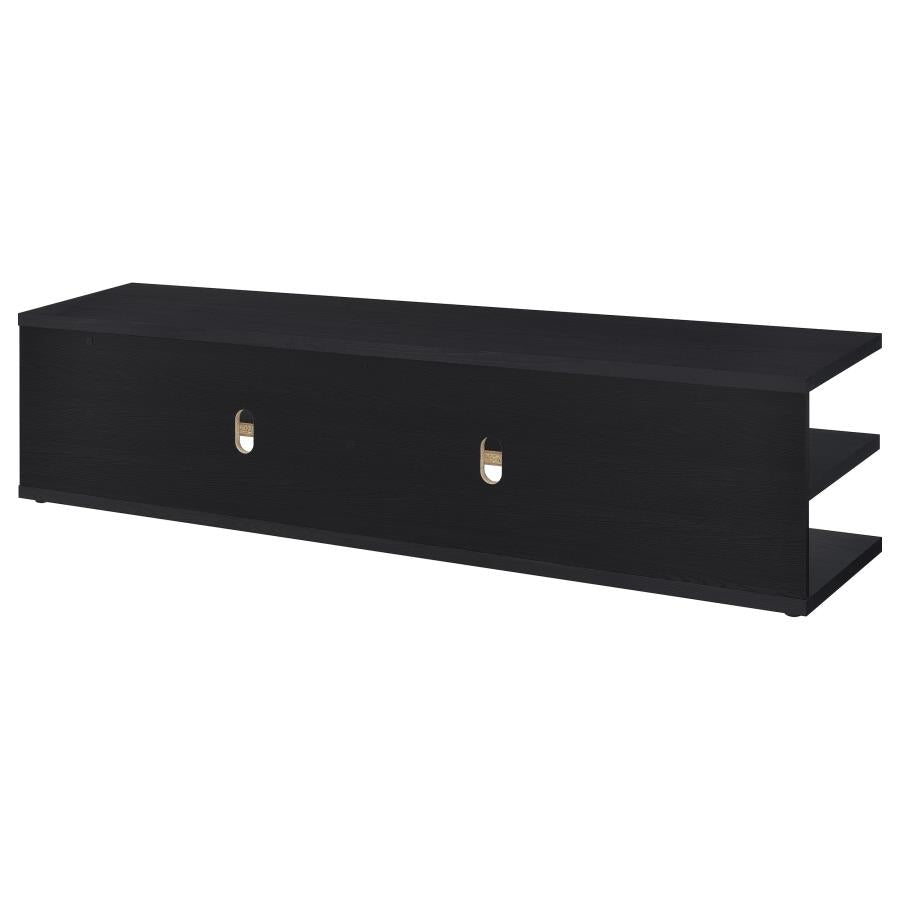 Cartmill 78-inch 2-tier TV Stand Media Console Black-7
