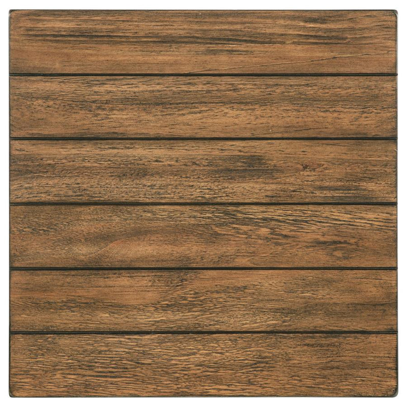 Payne Wood End Table with Shelf Distressed Brown-zoom-
