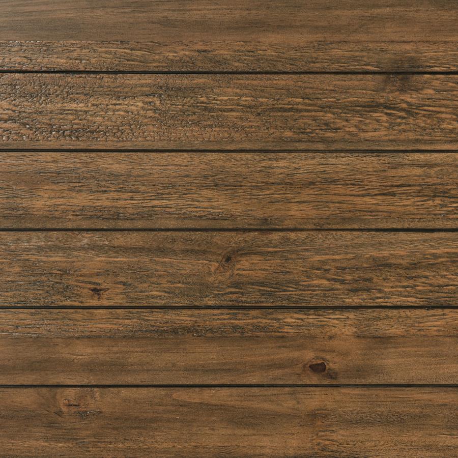 Payne Wood End Table with Shelf Distressed Brown-6