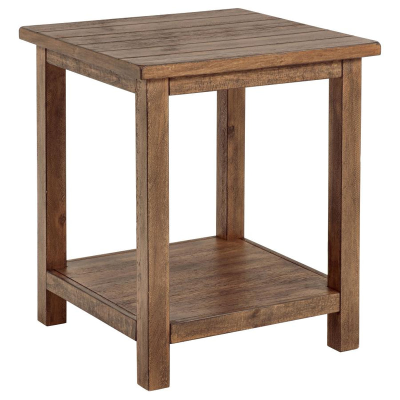 Payne 2-piece Coffee and End Table Set Distressed Brown-zoom-