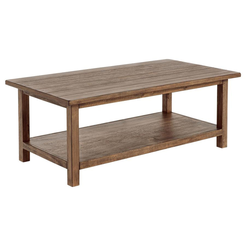 Payne 2-piece Coffee and End Table Set Distressed Brown-zoom-