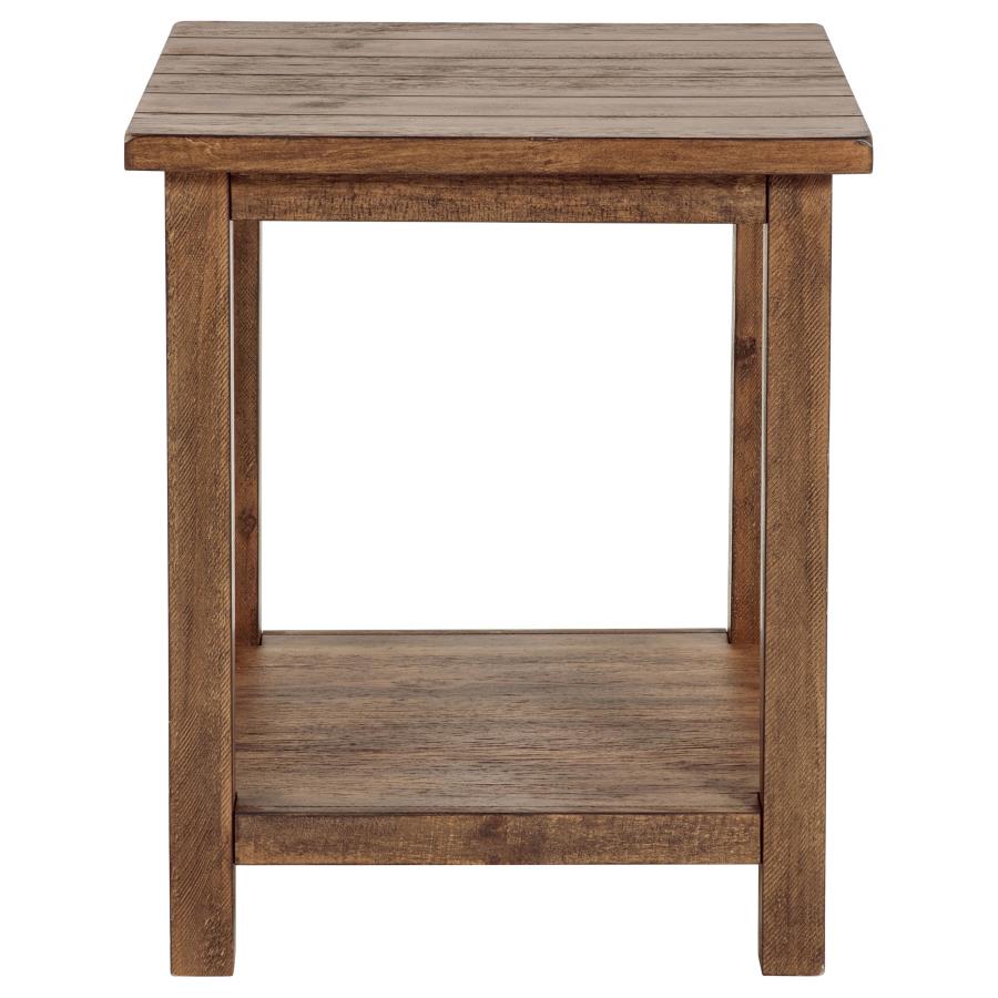 Payne 3-piece Coffee and End Table Set Distressed Brown-4