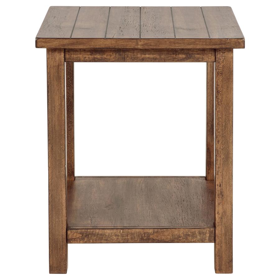 Payne 3-piece Coffee and End Table Set Distressed Brown-zoom-5