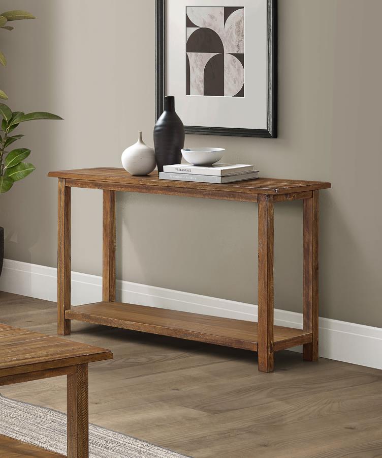 Payne Wood Entryway Sofa Console Table Distressed Brown-zoom-