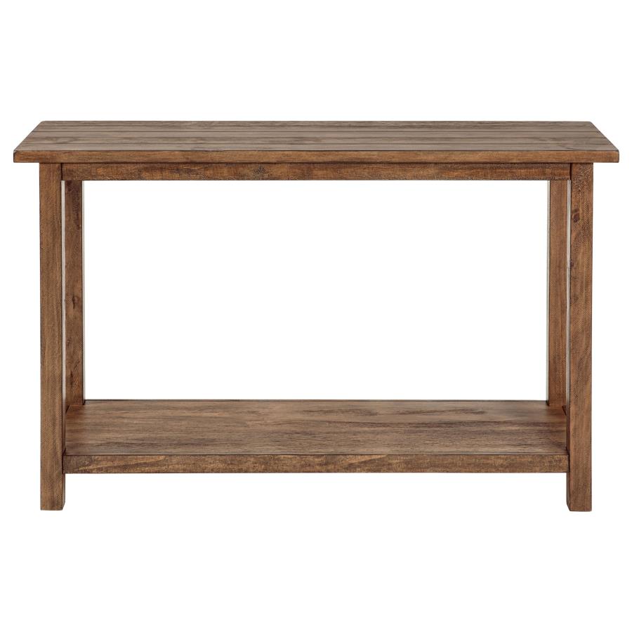 Payne Wood Entryway Sofa Console Table Distressed Brown-3