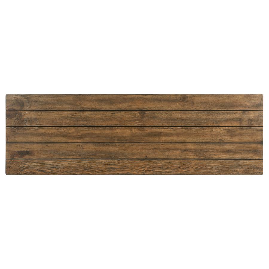Payne Wood Entryway Sofa Console Table Distressed Brown-5