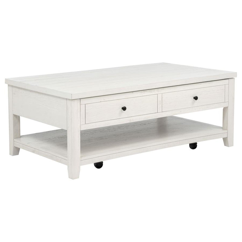 Payne 48-inch Mobile Lift Top Coffee Table Distressed White-zoom-