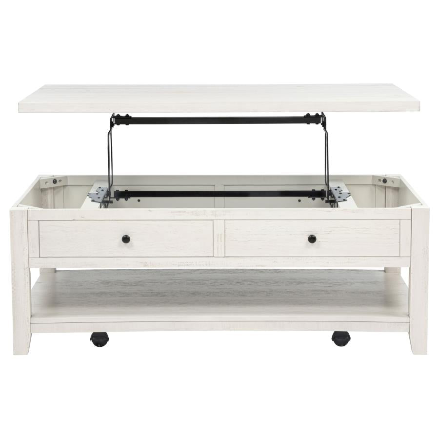 Payne 48-inch Mobile Lift Top Coffee Table Distressed White-zoom-6
