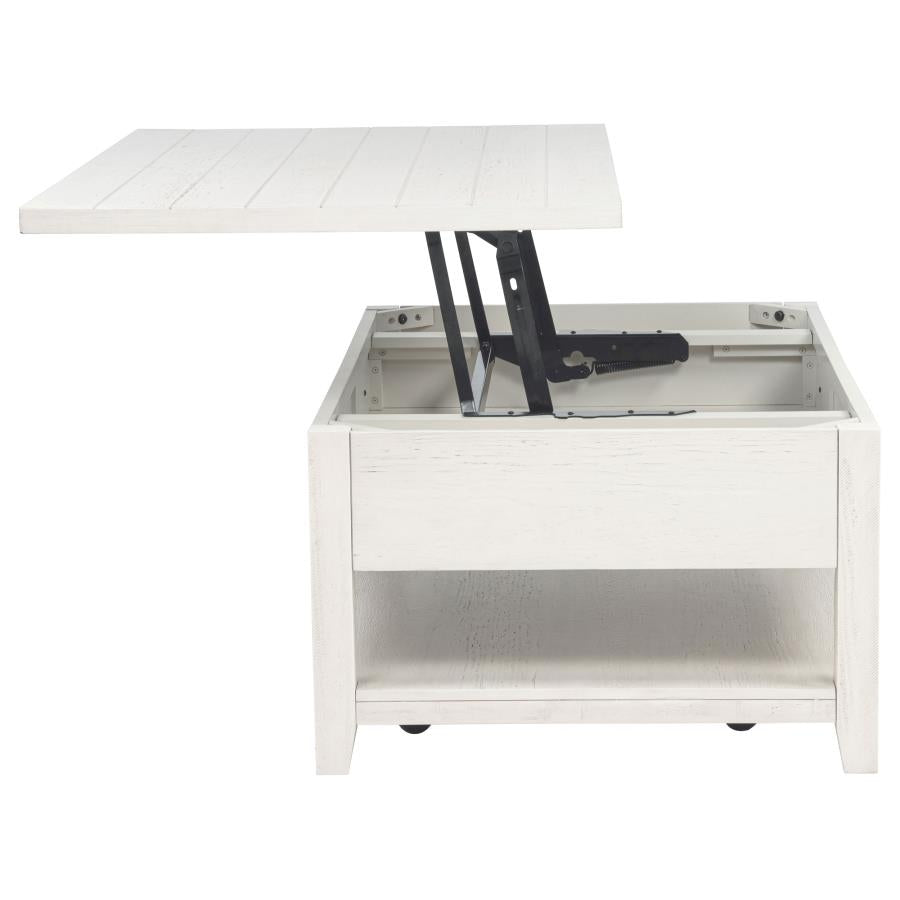 Payne 48-inch Mobile Lift Top Coffee Table Distressed White-zoom-8