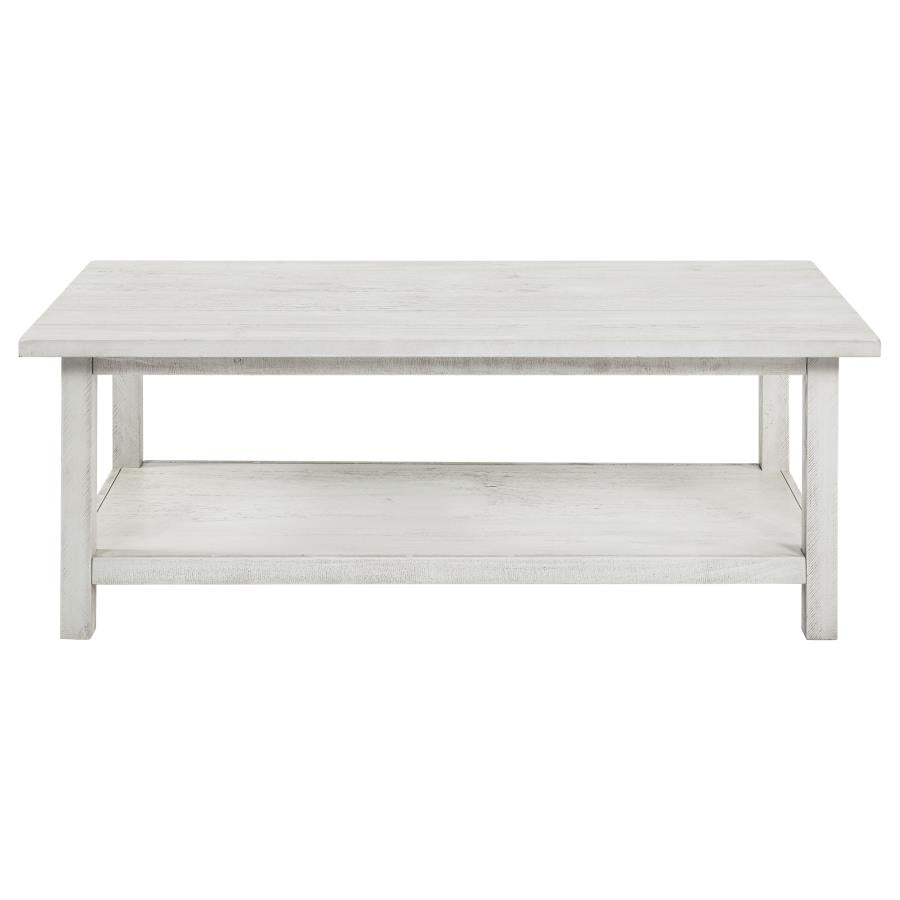 Payne 2-piece Coffee and End Table Set Distressed White-8