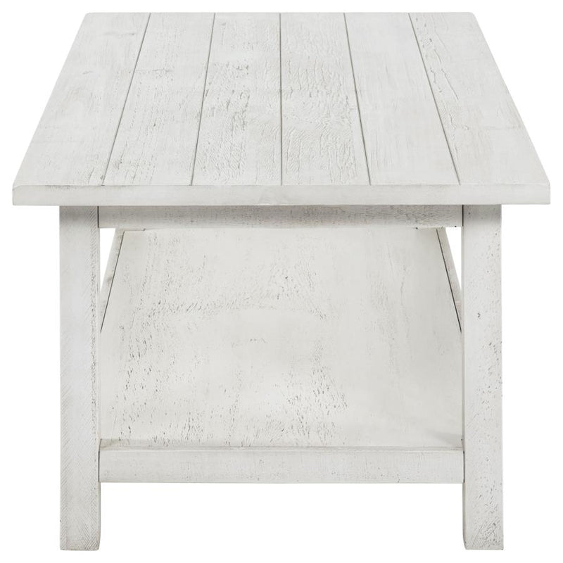 Payne 2-piece Coffee and 1-drawer End Table Set White-zoom-