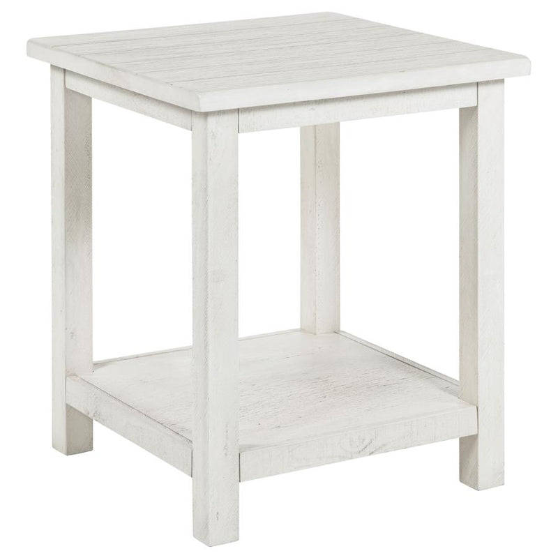 Payne 3-piece Coffee and End Table Set Distressed White-zoom-