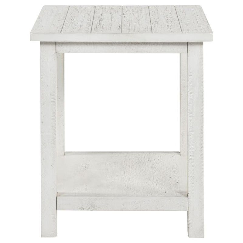 Payne 3-piece Coffee and End Table Set Distressed White-zoom-