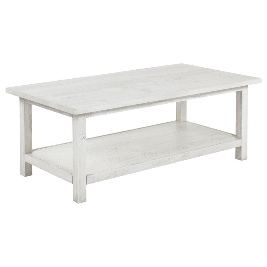 Payne 3-piece Coffee and 1-drawer End Table Set White-zoom-7