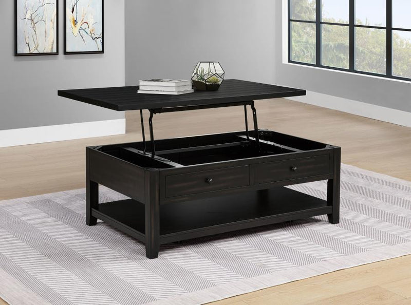 Payne 48-inch Mobile Lift Top Coffee Table Distressed Java-zoom-
