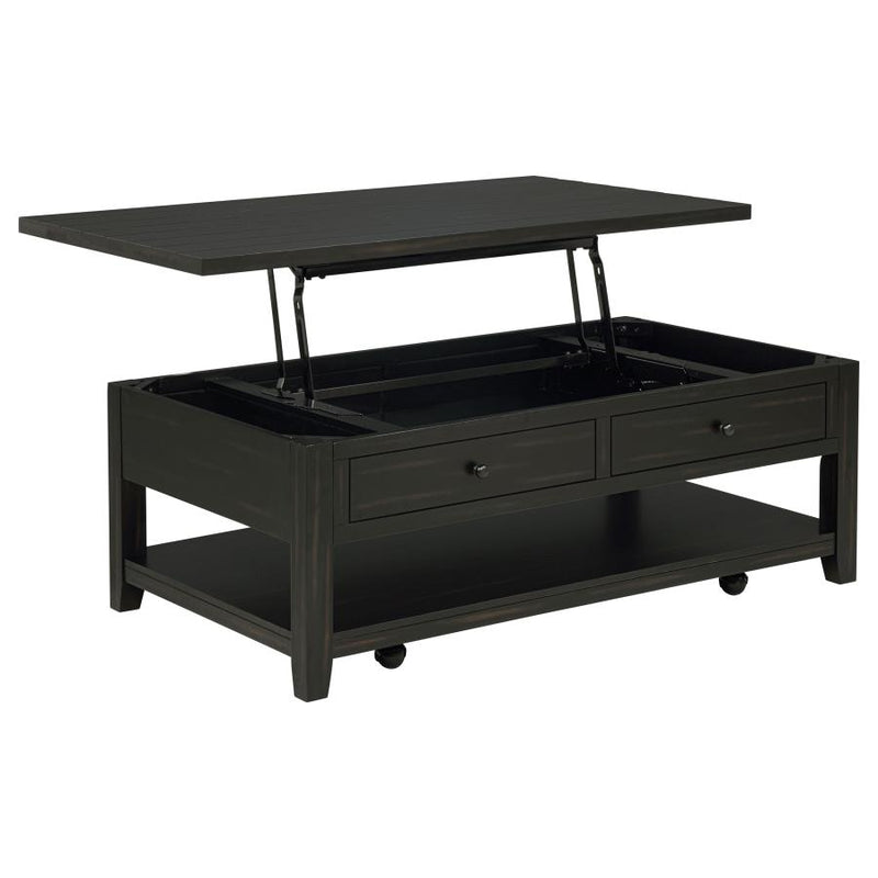 Payne 48-inch Mobile Lift Top Coffee Table Distressed Java-zoom-