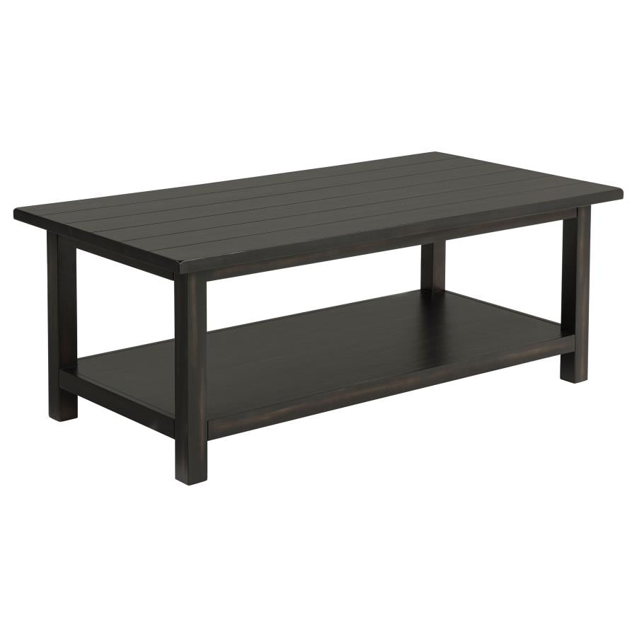 Payne 2-piece Coffee and 1-drawer End Table Set Java-zoom-7